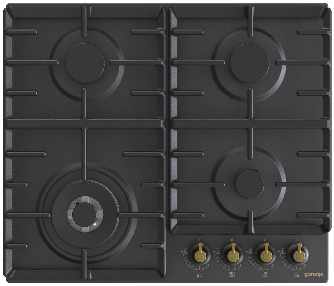 Купить Варочная панель газовая Gorenje GW 642 CLB - Фото 1 Варочная панель газовая Gorenje GW 642 CLB - Фото 1