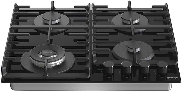 Фото - Варильна поверхня газова Gorenje GKTW642SYB Black