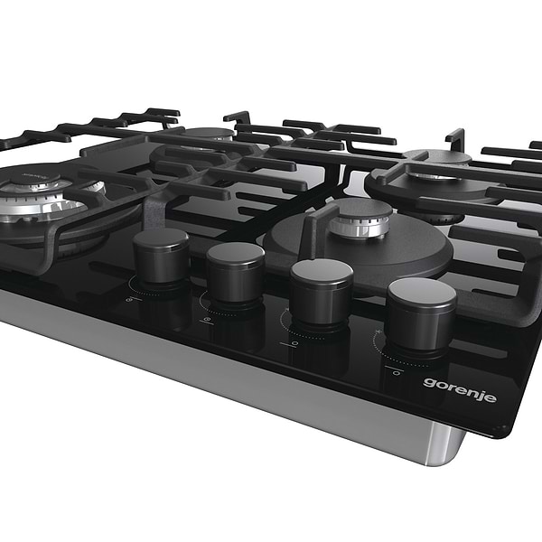 Фото - Варильна поверхня газова Gorenje GKTW642SYB Black