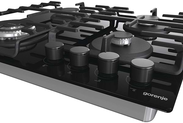 Фото - Варильна поверхня газова Gorenje GKTW642SYB Black