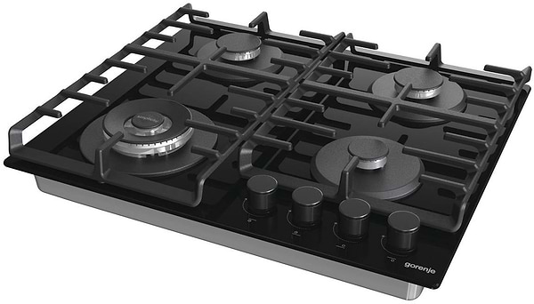 Фото - Варильна поверхня газова Gorenje GKTW642SYB Black