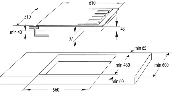 Фото - Варочная панель газовая Gorenje GT 641 KB