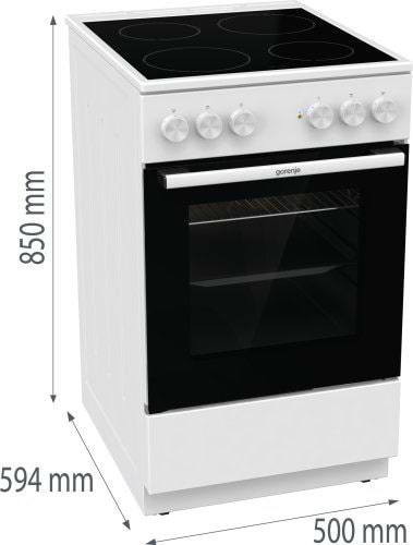 Фото - Плита електрична Gorenje GEC5A10WG