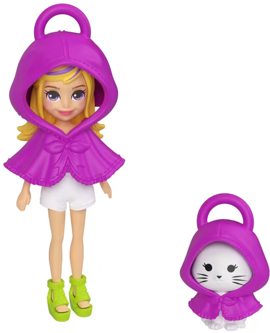 Мини-кукла набор Polly Pocket Подвеска "Минимодница с нарядами" (в асс.) (JKR46)