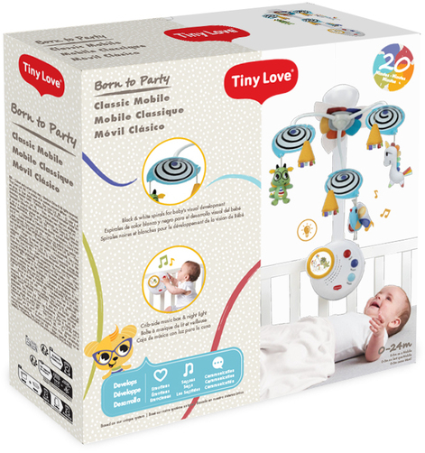 Фото - Мобиль интерактивный Tiny Love коллекция Born to Party (1309306830)