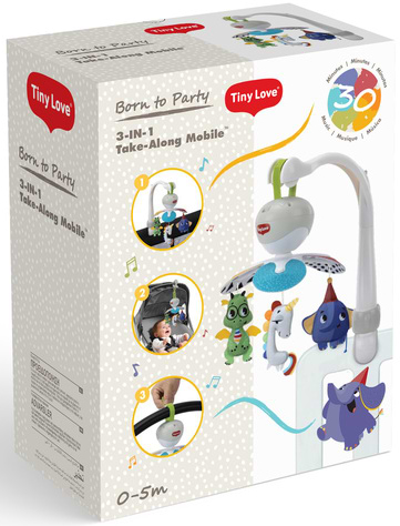 Фото - Мобиль тканевый Tiny Love 3в1 коллекция Born to Party (1309606830)