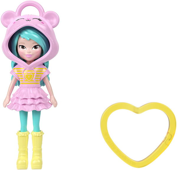 Фото - Лялька Polly Pocket брелок у худі (в ас.) (JMN38)