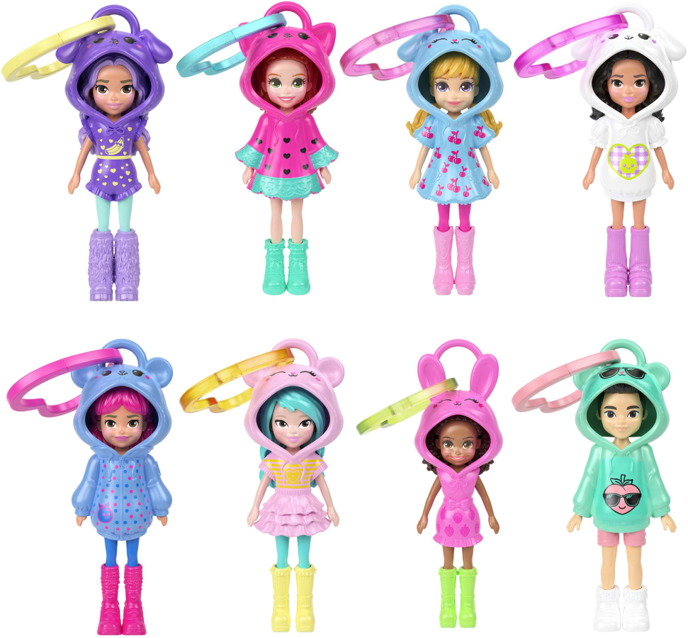 Кукла Polly Pocket Брелок в худи (в асс.) (JMN38)