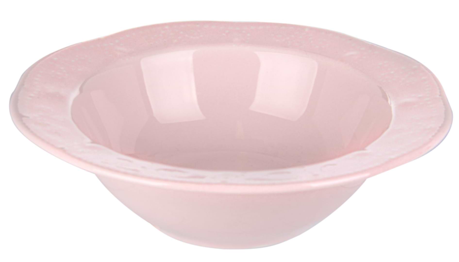 Салатник Kutahya Porselen Фулія 17 см блідо-рожевий (942-009)