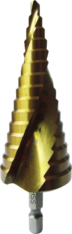 Свердло Vulkan 4,0-32,0 мм HSS TiN (11702004)