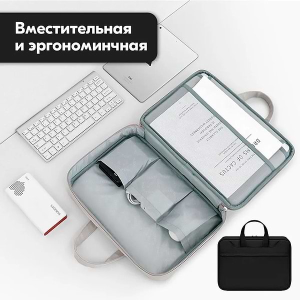 Фото - Сумка для ноутбуку BOONA LUX 16"-17" Black
