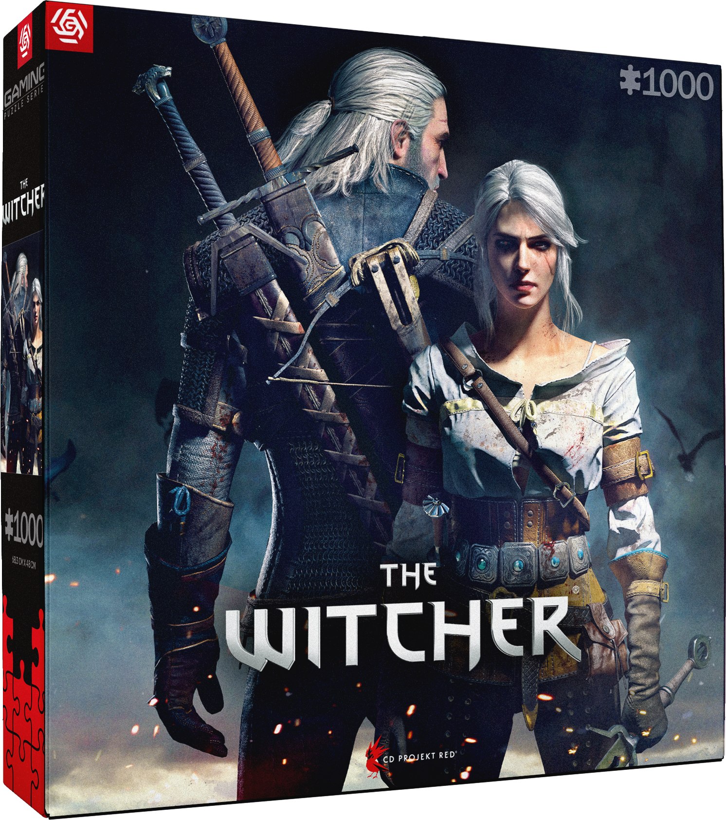Пазли (8 +) Good Loot Witcher: Geralt &amp;amp; Ciri Puzzles 1000 шт. (5908305236023)