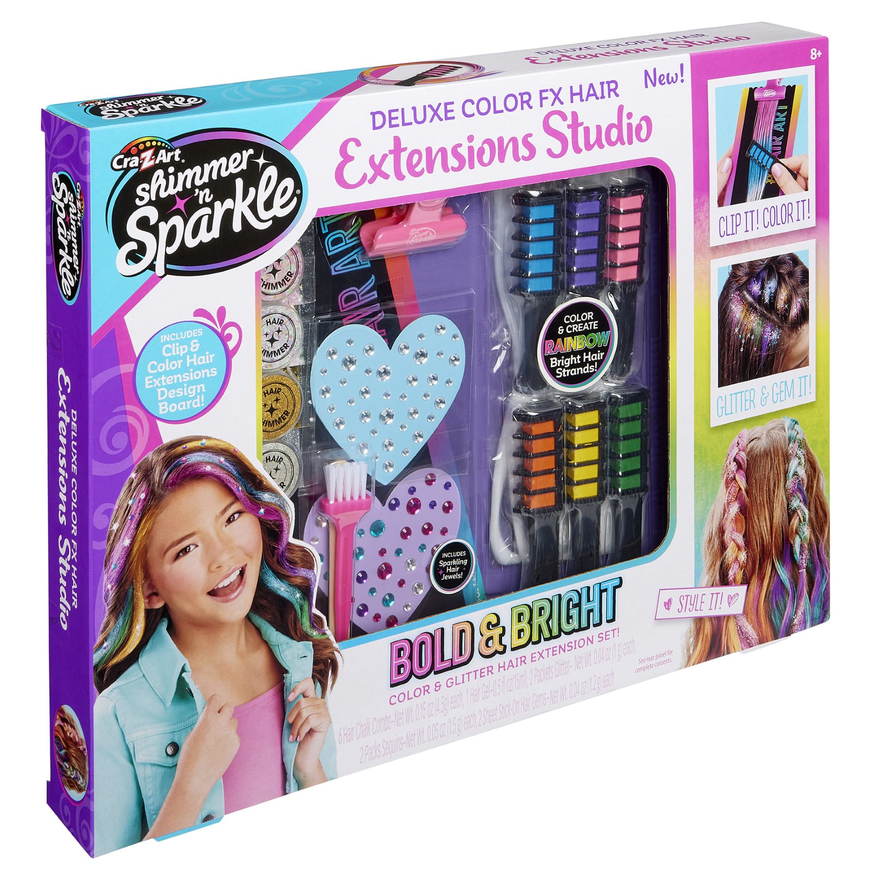 Набор для волос Cra-Z-Art Colour FX Студия наращивания (65632CRA)
