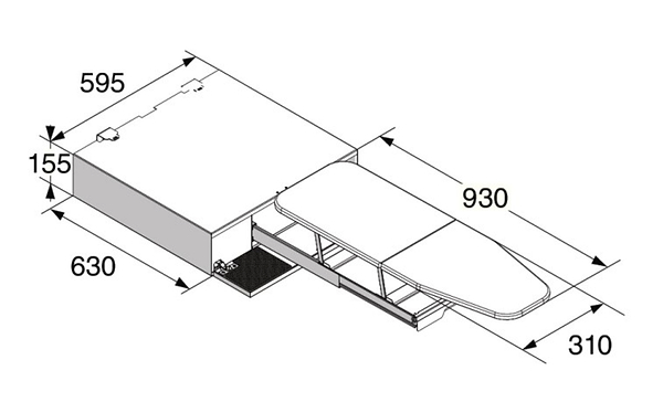 Фото - Прасувальна дошка висувна Asko HI150W