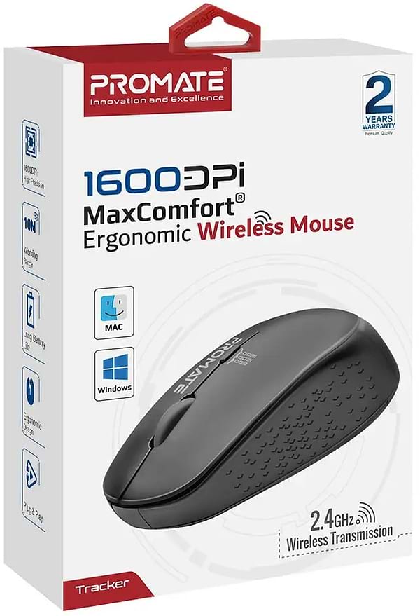 Фото - Миша бездротова Promate Tracker Black