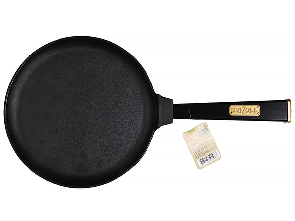 Фото - Сковорода універсальна Brizoll 240х15 мм optima-black (559-206)