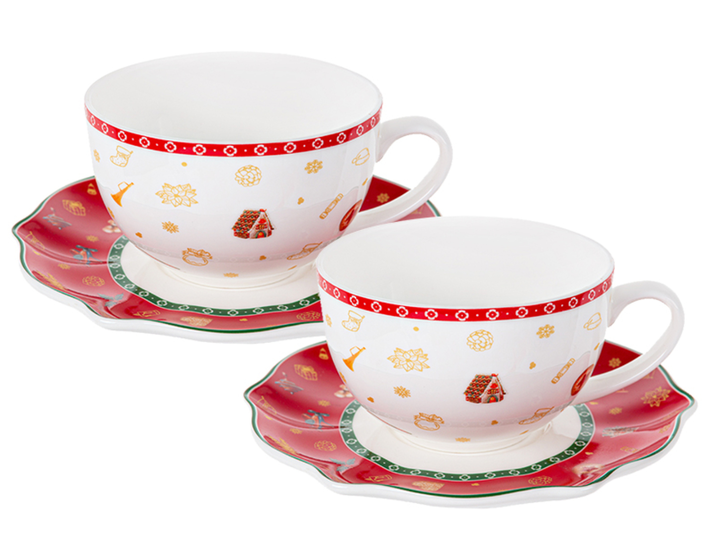 Набор чашек Lefard 4 пр. Christmas delight 250 мл (985-145)