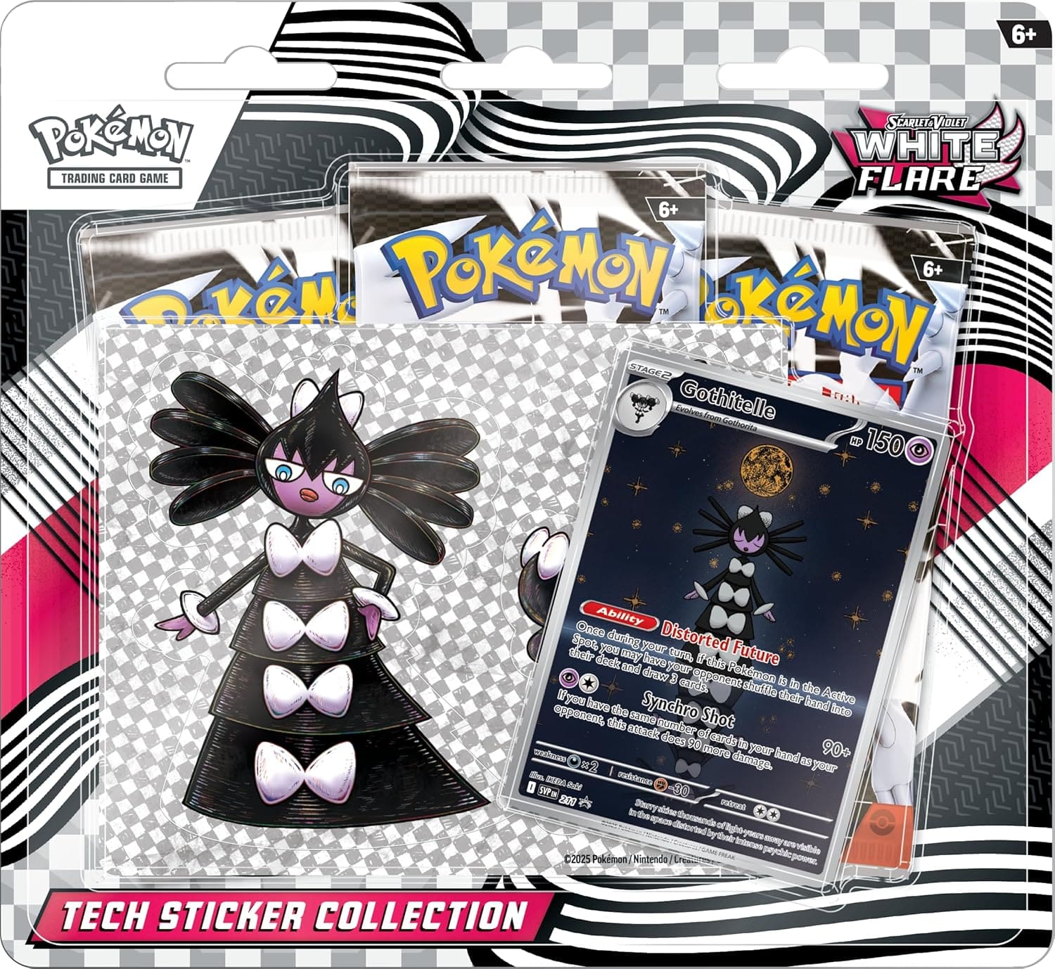 Настольная игра (5-7 лет) Pokemon White Flare - Tech Sticker Collection SV10.5 (196214118638)