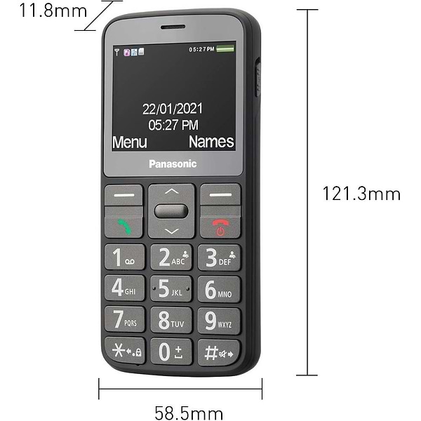 Фото - Мобільний телефон Panasonic KX-TU160EXB Black