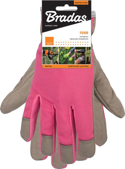 Перчатки садовые BRADAS Rose размер 7 (RWTR7)