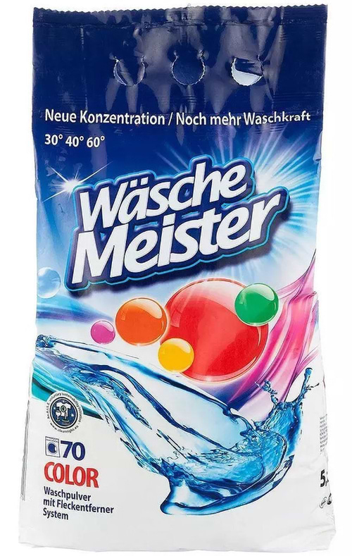 Фото - Пральний порошок Wasche Meister COLOR 5,250 кг (4260418932119)