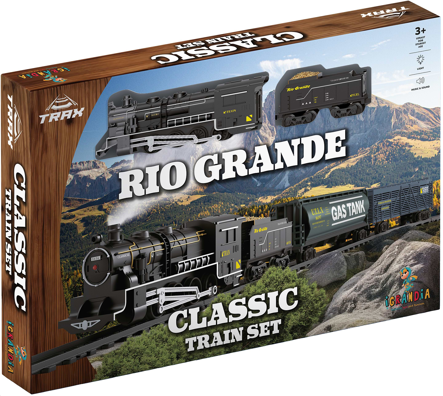Железнодорожная техника набор TRAIN SET TRAIN SET - RIO GRANDE (72363)