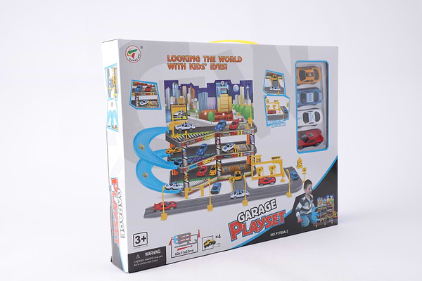 Фото - Игровой набор PLAYSET складной паркинг в комплекте с 4 машинками GARAGE (72479)