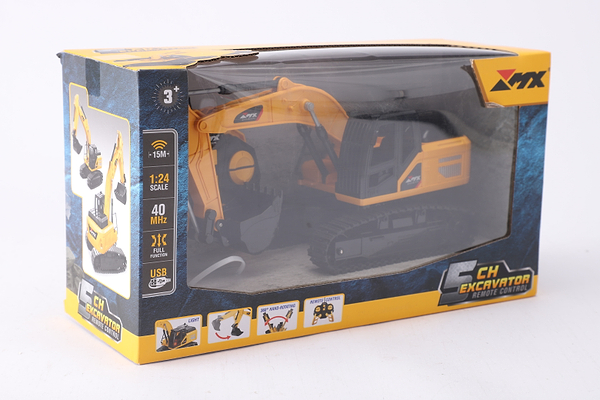 Фото - Радіокерована спецтехніка IZ TOYS MX екскаватор 5CHANNEL EXCAVATOR (1:24) (75111)