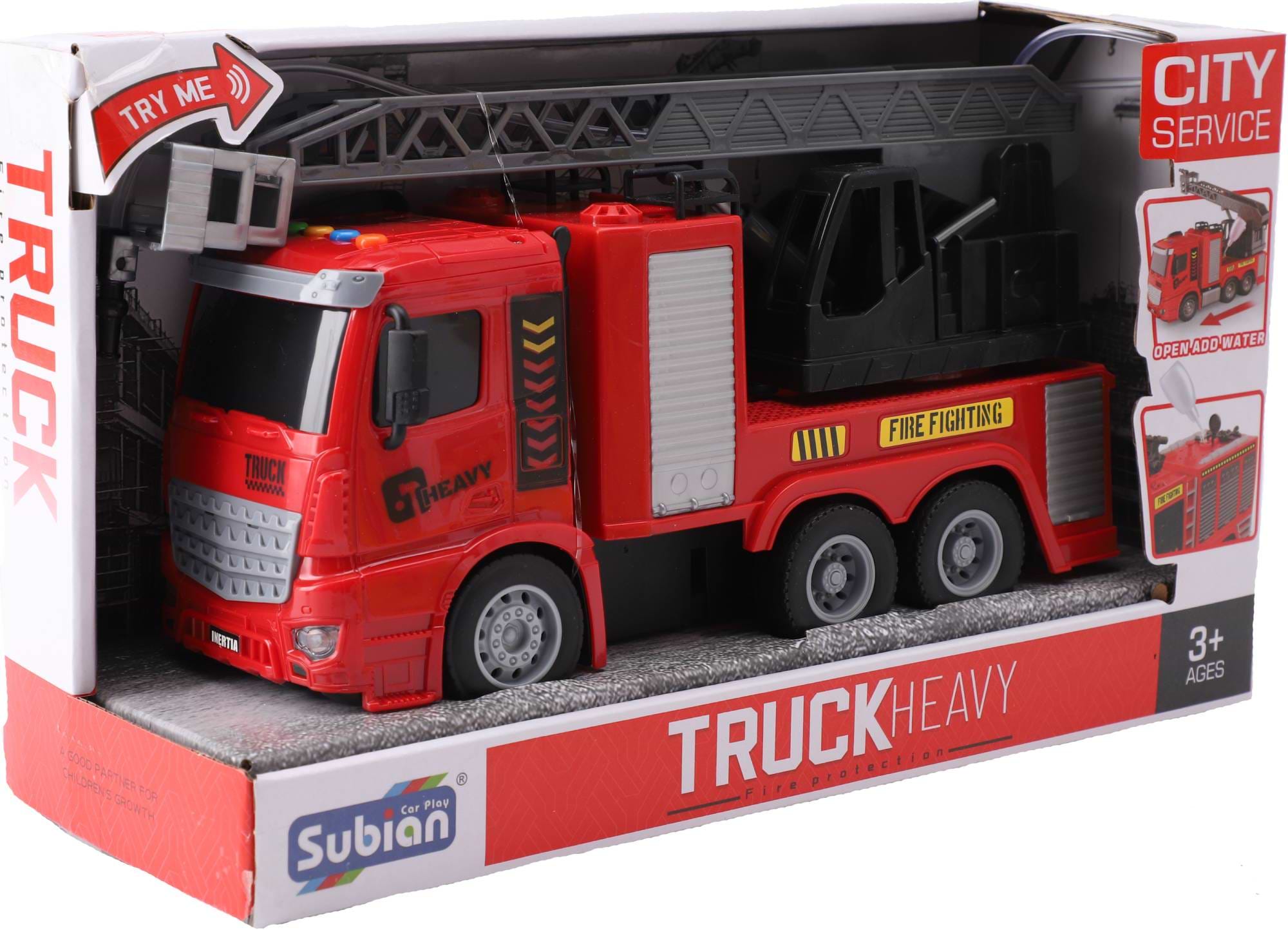 Наземная спецтехника IZ TOYS TRUCK HEAVY FIRE PROTECTION 1:14 (75951)