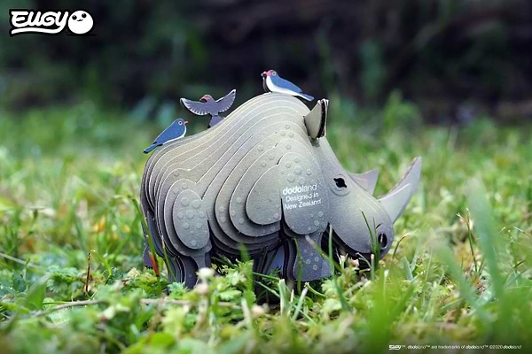 Фото - 3D пазли EUGY Зоопарк: Носоріг (XEG-076)