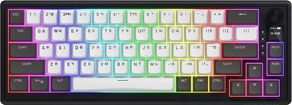 Фото - Клавиатура беспроводная игровая Hator Skyfall 65 PRO wireless (HTK4160UA) grey-black Фото - Клавиатура беспроводная игровая Hator Skyfall 65 PRO wireless (HTK4160UA) grey-black