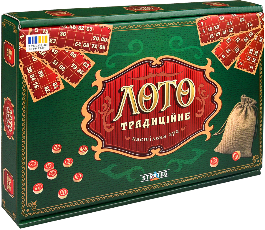 Настільна гра (5-7 років) Strateg Лото традиційне (30488)