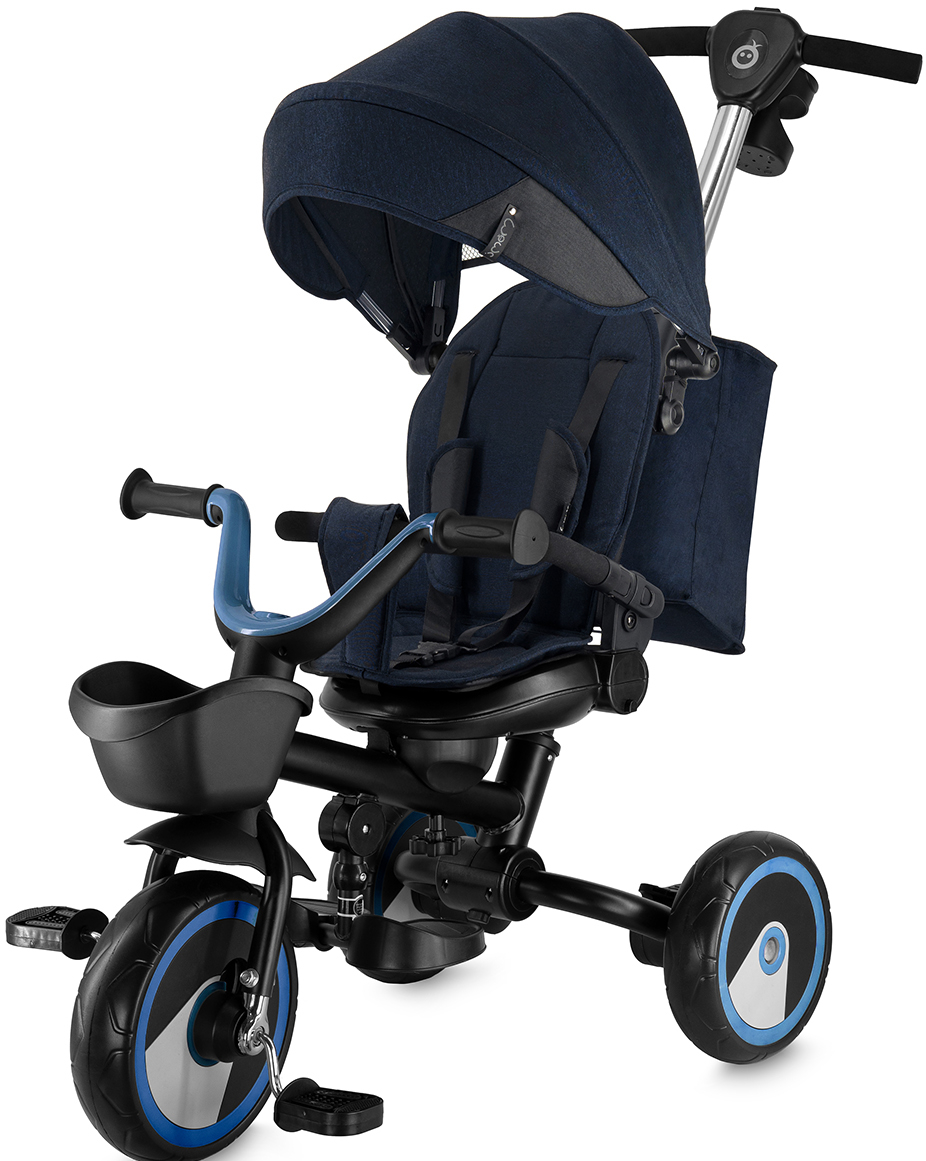 Триколісний велосипед MoMi IVI Navy Blue