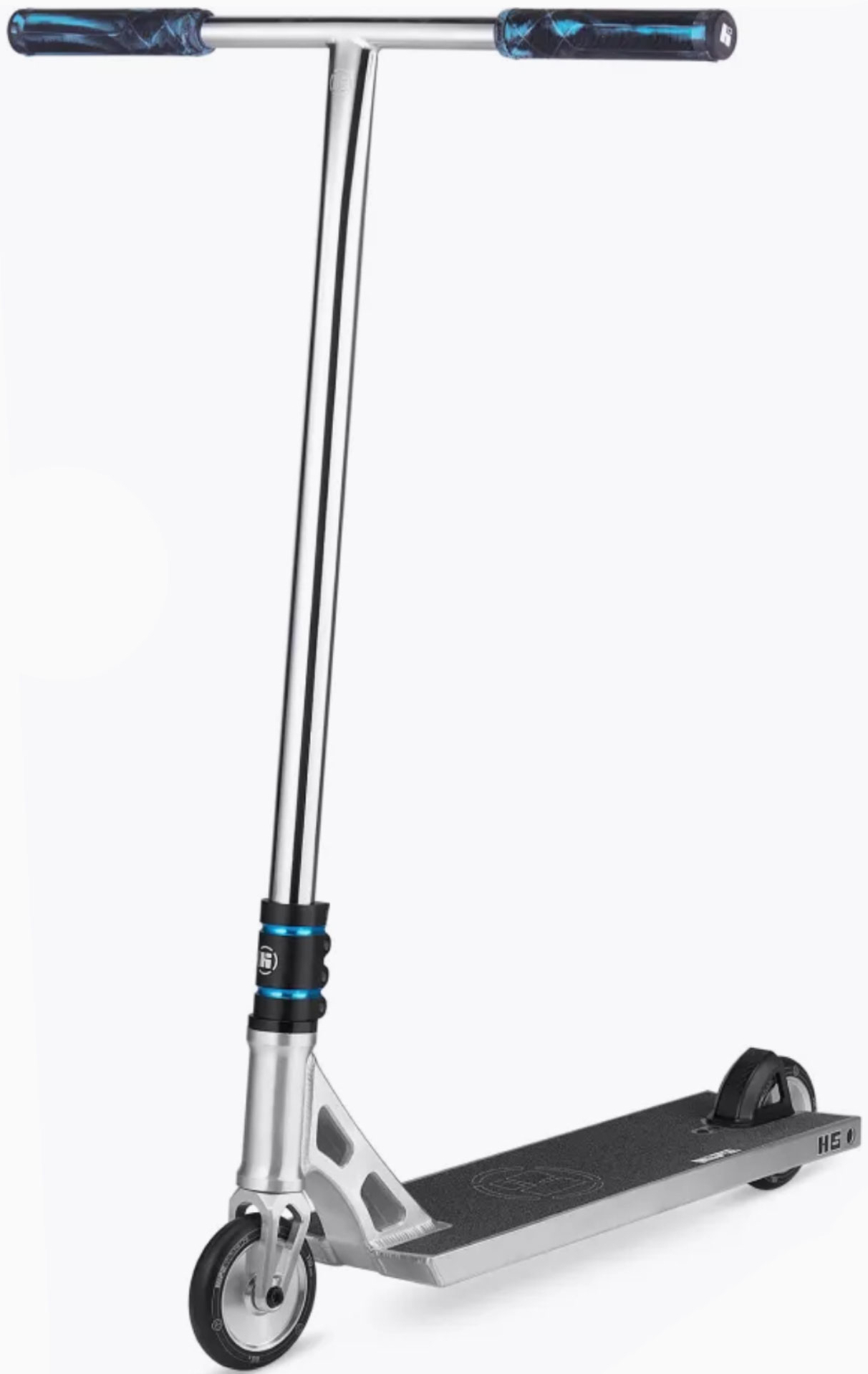 Трюковый самокат Hipe H6 Silver/Blue (410609)
