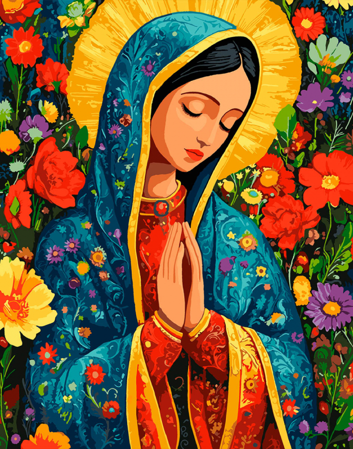 Картина по номерам Santi Молитва сердца 40х50 см. (955796)