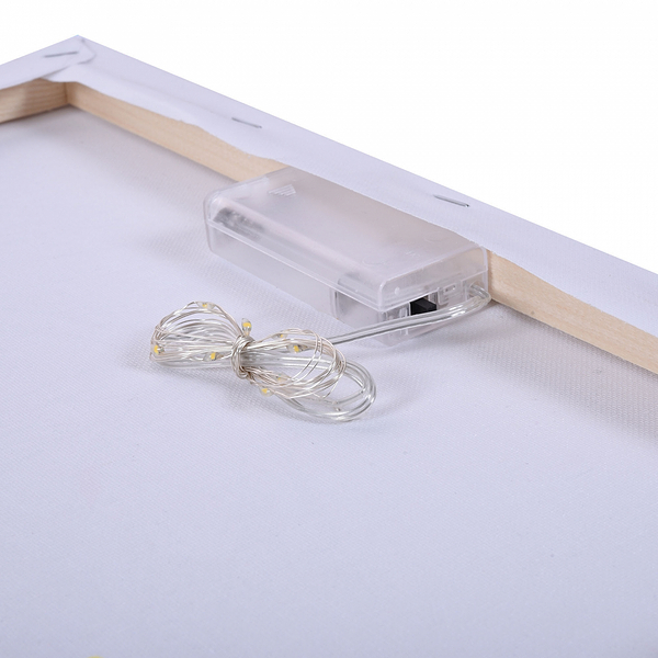 Фото - Картина по номерам Santi Девочка со звездами 40х50 см LED подсветка (956663)