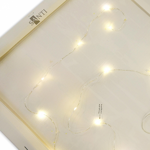 Фото - Картина по номерам Santi Девочка со звездами 40х50 см LED подсветка (956663)