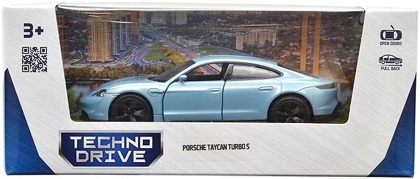 Фото - Автотранспорт TechnoDrive PORSCHE TAYCAN TURBO S (синій) (250335U)