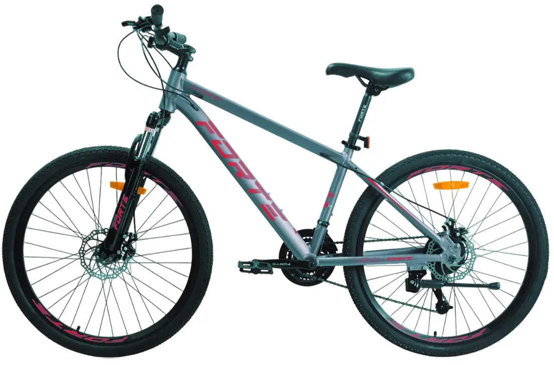 Двоколісний велосипед Forte COMPASS (25.2719-16S) gray-red