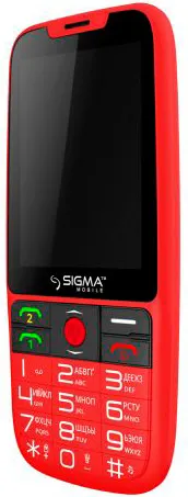 Фото - Мобильный телефон Sigma Comfort 50 Elegance 3 DS Red