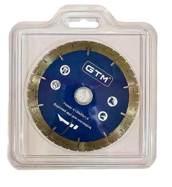 Фото - Круг отрезной по камню GTM 120х20х1,8 (C120)