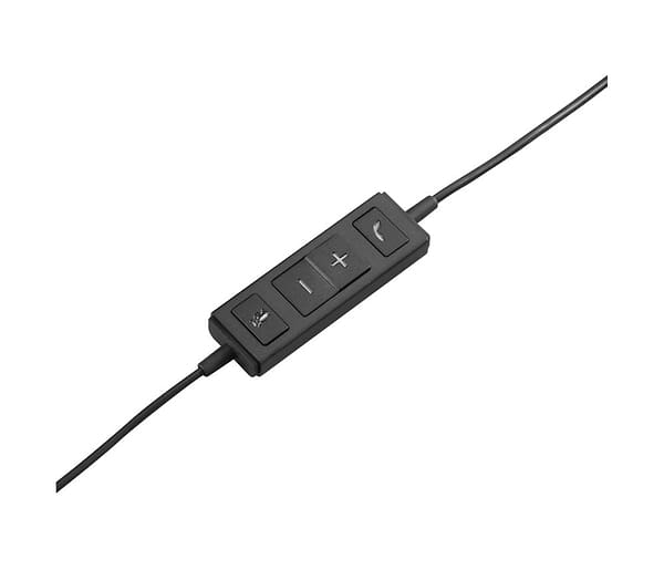 Фото - Гарнітура дротова Logitech H570e Corded Stereo USB Headset (Teams version) Black (981-001430)