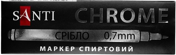 Фото - Маркер Santi Chrome 0,7 мм (390774)