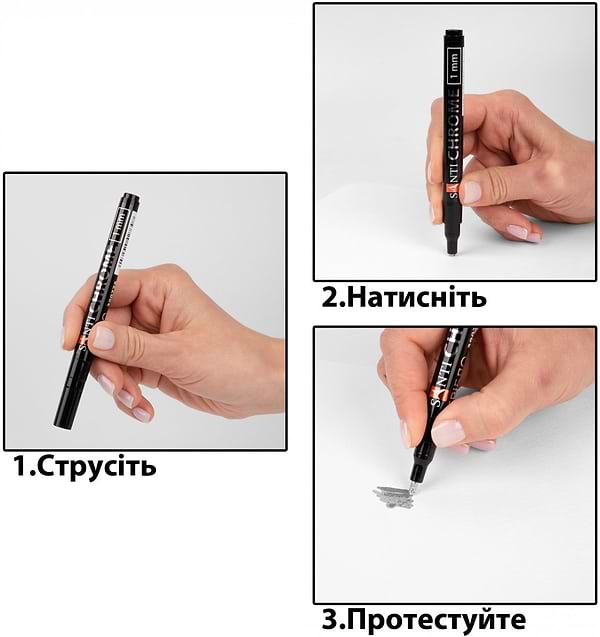 Фото - Маркер Santi Chrome 0,7 мм (390774)