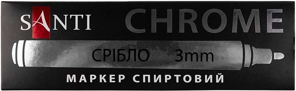 Фото - Маркер Santi Chrome 3 мм (390776)