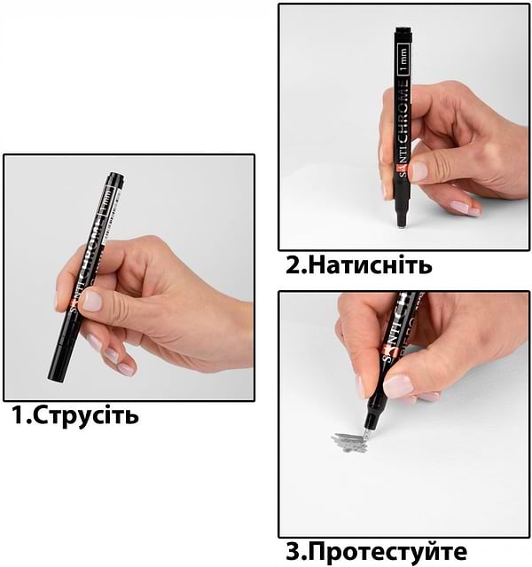 Фото - Маркер Santi Chrome 3 мм (390776)