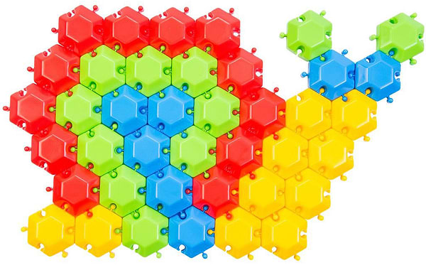 Фото - Мозаїка для малюків Tigres Фантазія 60 ел. (39124)