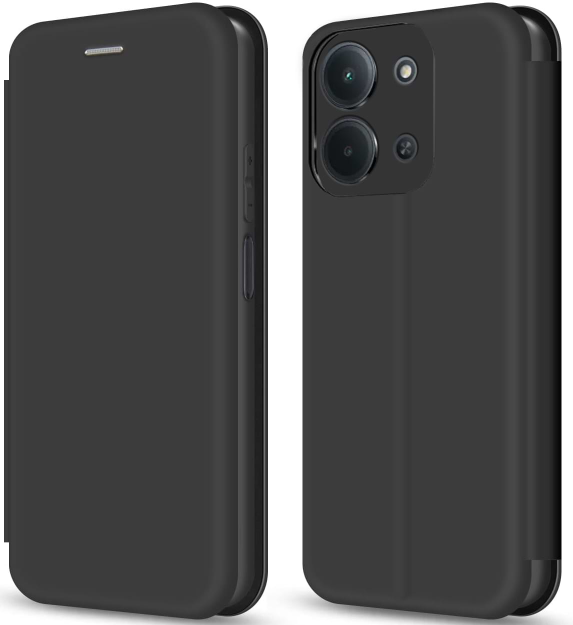 Уценка - Чехол для смартфона MAKE Flip for Xiaomi Redmi 15C/Poco C85, Midnight Black (MCP-XR15CMB)