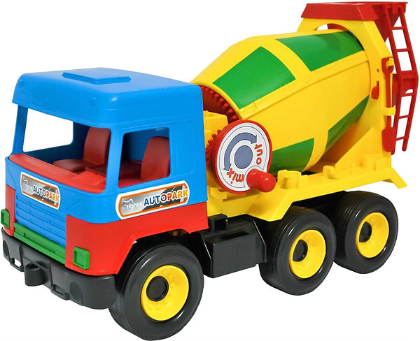 Фото - Базовий ігровий транспорт для малюка Tigres Middle truck" бетонозмішувач (39223)