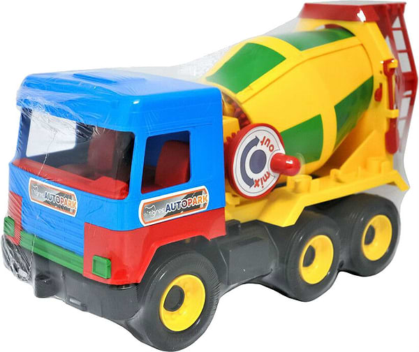 Фото - Базовий ігровий транспорт для малюка Tigres Middle truck" бетонозмішувач (39223)